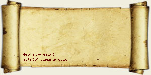 Jovana Denić vizit kartica